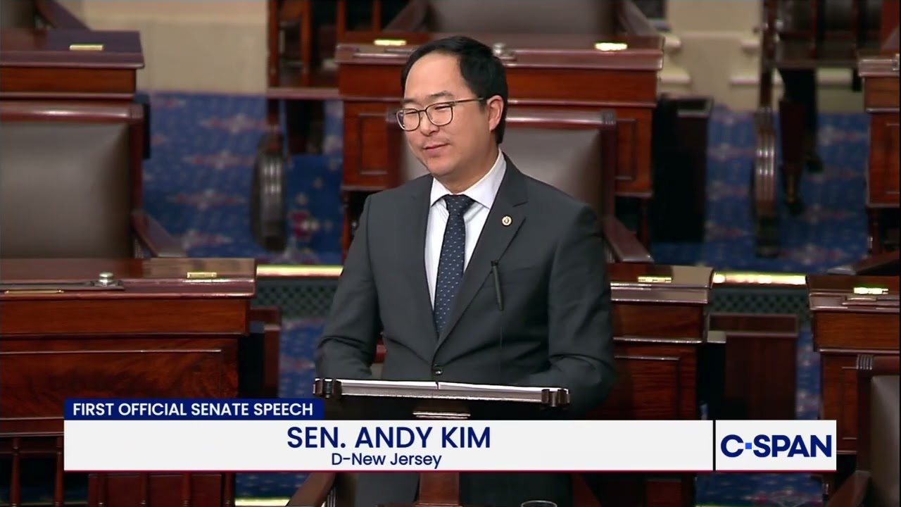 Sen. Andy Kim (D-NJ) First Senate Floor Speech