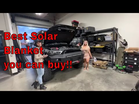 The Best OFFGRID Solar Blanket  Bugout kit you can BUY.  #solarpower #12volt #offgrid