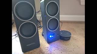 Video thumbnail for Amazon Basics AC Powered PC Multimedia External Speakers Review by Product Hunter