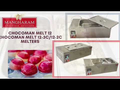 ChocoMan Chocolate Machines from Mangharam Chocolate Solutions #chocolatemachines #chocolatier