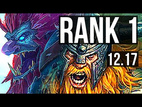 TRUNDLE vs OLAF (JNG) | Rank 1, 2/2/12 | EUW Challenger | 12.17