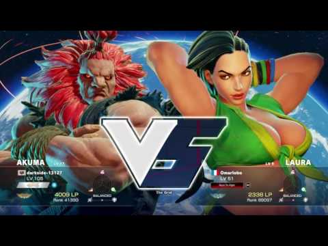 Street Fighter V - Random Laura vs Akuma Matches