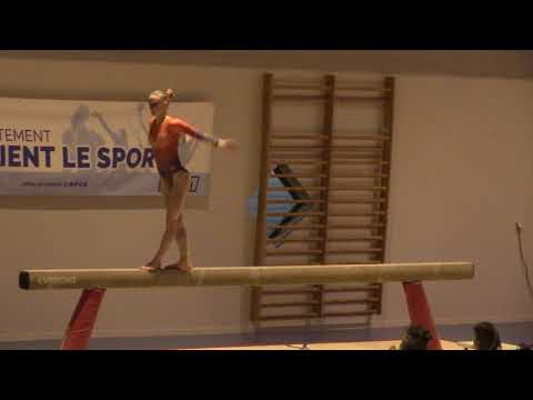 Valeria Osipova (Haguenau) - Poutre Top 12 Combs VS Haguenau 08.12.2018