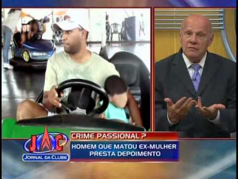 Suspeito de matar ex-mulher + Comentários V. Golfeto - Jornal da Clube (25/09/2015)