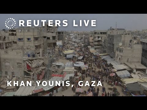 LIVE: View of Khan Younis, Gaza