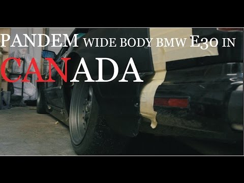 Pandem Wide Body BMW E30 In CANADA // Vlog 001 (4k)