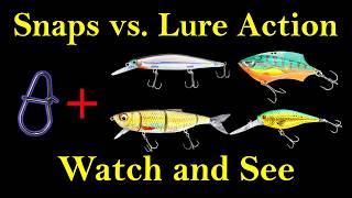 Snaps Vs. Fishing Lure Action - Underwater Comparison Results