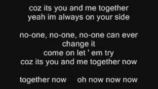 miley cyrus you and me together + lyrics