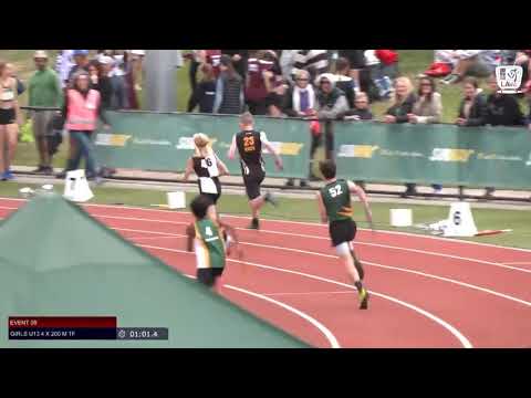 Boys U13 4 x 200m Timed Final 1 - 2019 SUBWAY State Relay Championships // LAVicTV