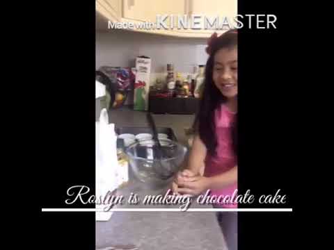 Roslyn is making Chocolate Cake
