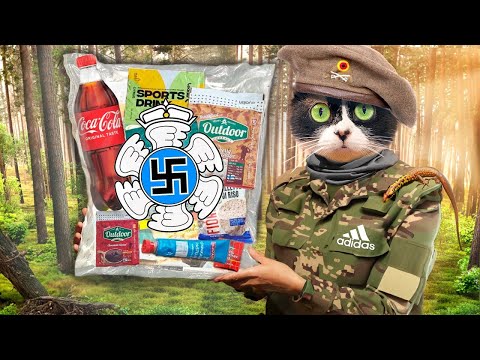 1 GIORNO NEL BOSCO CON IL PACCHETTO DI RAZIONE MILITARE FINLANDESE