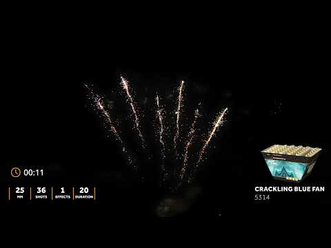 5314 - Crackling blue fan