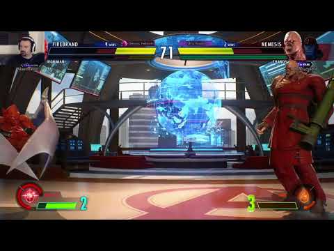 Marvel vs. Capcom Launch MP pt87 - vs. Firebrand/Iron Man