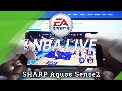 Sharp Aquos Sense2 - NBA Live Mobile Gameplay