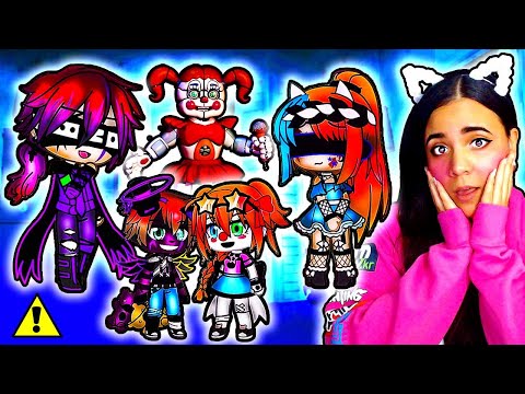 AFTON FAMILY REUNION 👪 FNAF Gacha Life Mini Movie Reaction