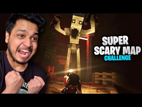 Challenge to Beat MINECRAFT SCARIEST MAP EVER was MISTAKE !!