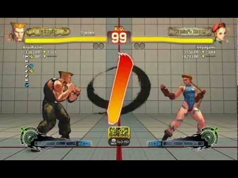 SSF4 AE 2012 Live PC Online Match - AnjoRaziel (Guile) VS lvsyagami (Cammy) - 04/10/2012