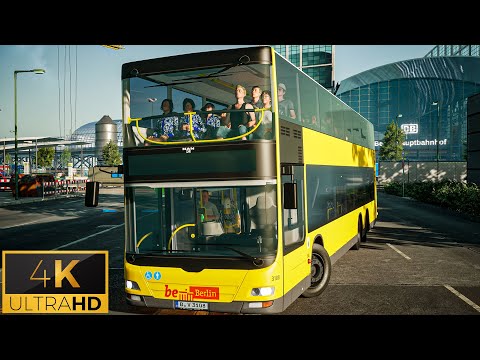 The Bus "4K" MAN Lion's City | Double Decker | Thrustmaster T300RS