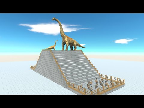 SMALL Units vs HUGE Itself Above Skeleton Cage - Animal Revolt Battle Simulator