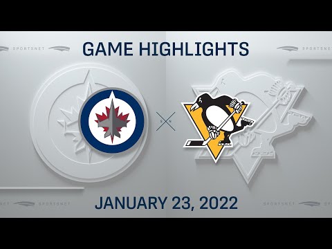 NHL Highlights | Jets vs. Penguins - Jan 23, 2022