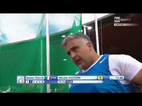 Campionati Europei di Zurigo - Finale Martello uomini - Nicola Vizzoni