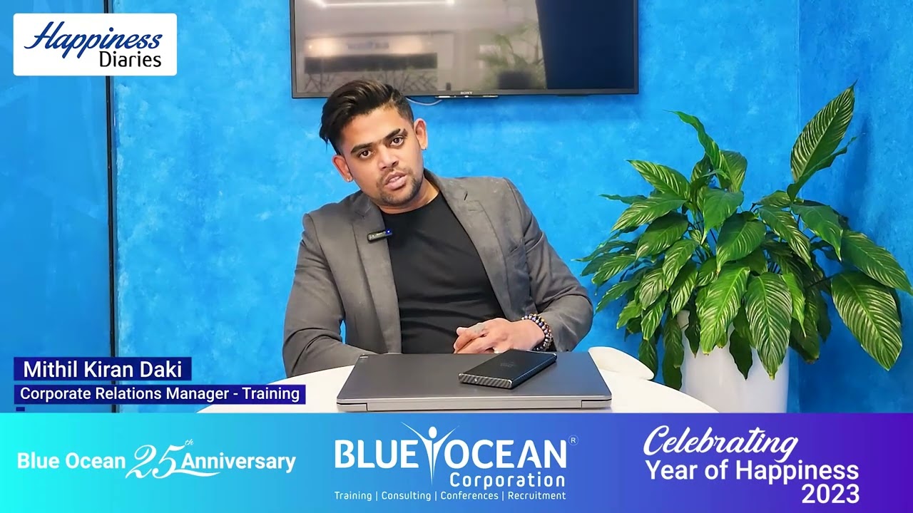 Blue Ocean Corporation Happiness Diaries 2023 - Mithil Kiran Daki