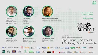 Startups – Investments & FDI (Foreign Direct Investments)