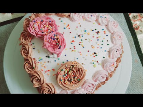 💝 Heart shape cake decoration💖 #shaji's cute world #