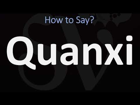 How to Pronounce Quanxi? (CORRECTLY)