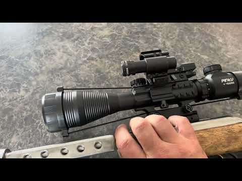 Scrap metal .22 ,updated removable stock and scope setup