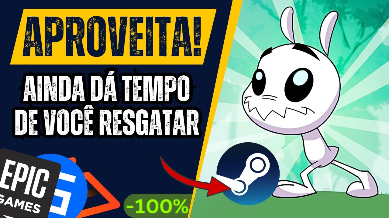 CORRE! Novos JOGOS GRÁTIS na Steam, PROMOÇÃO Team17, JOGOS BARATOS e mais jogos para resgate!