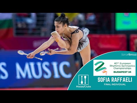 Sofia Raffaeli (ITA) - Mazas/Clubs - FINAL INDIVIDUAL - Budapest EC 2024