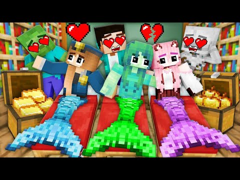 MONSTER SCHOOL : MERMAIDS LOVE STORY - MINECRAFT ANIMATION