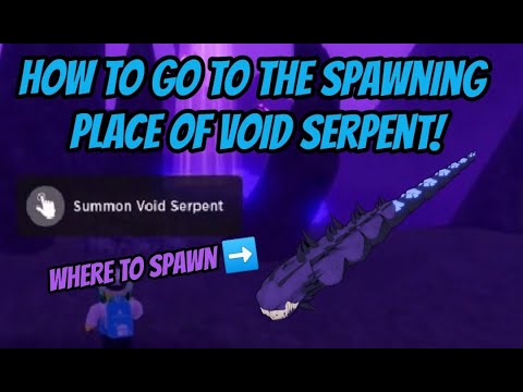 *void isles update* How to go to the place spawning void serpent in roblox islands!