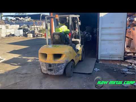 RAW METAL CORP Behind the scene look ♻️♻️ The Baler working it's magic