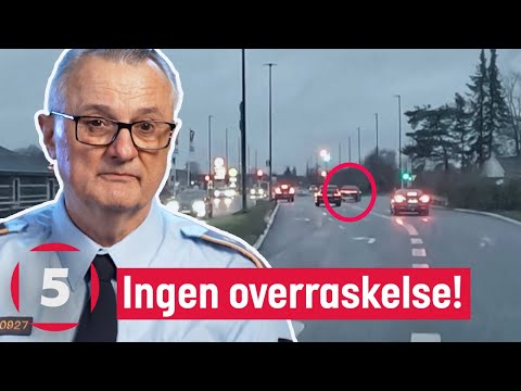 Vlado fanger en bilist som laver farlig manøvre! | Politijagt | Kanal 5 Danmark