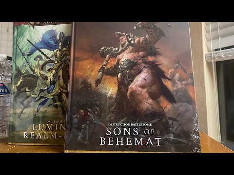 King Brodd unboxing plus Lumineth Realmlords and Sons of Behamet battletomes!
