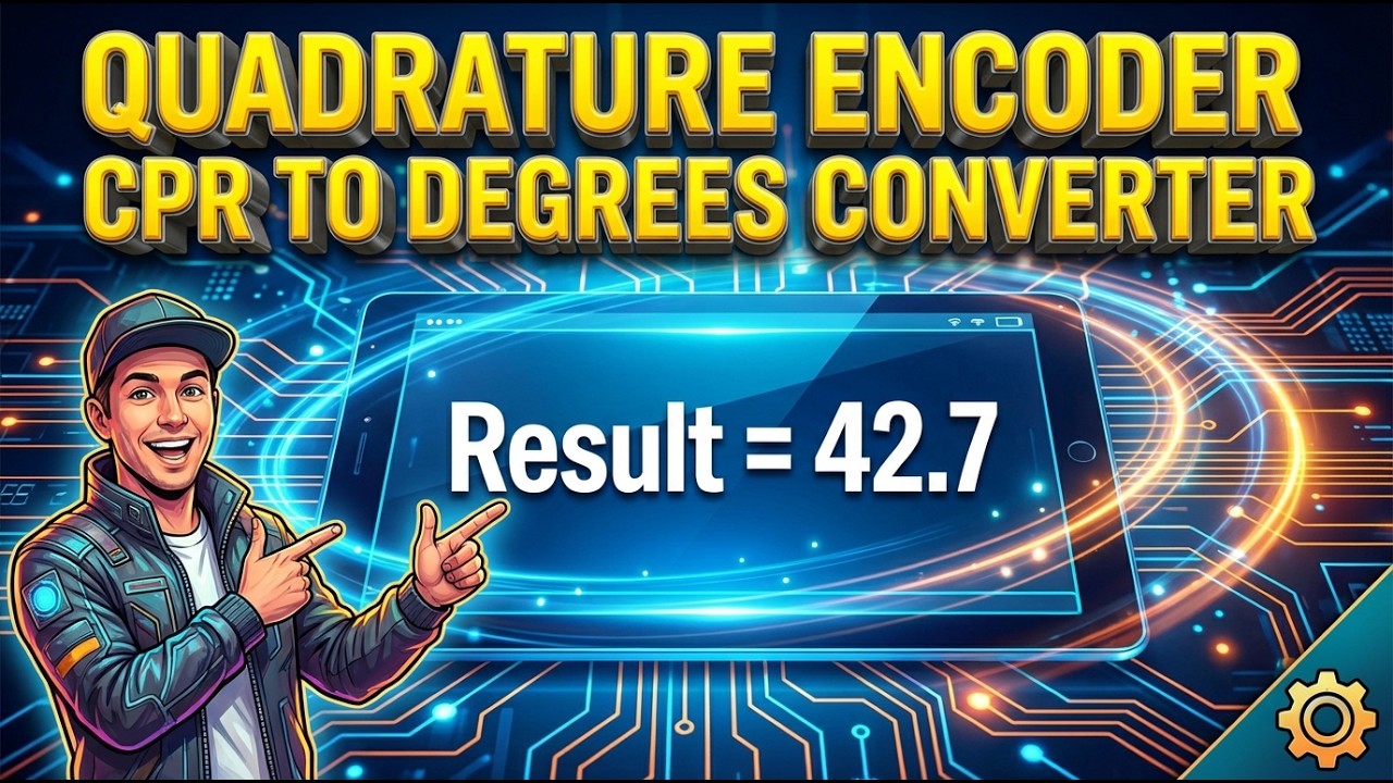 Quadrature Encoder CPR to Degrees Converter