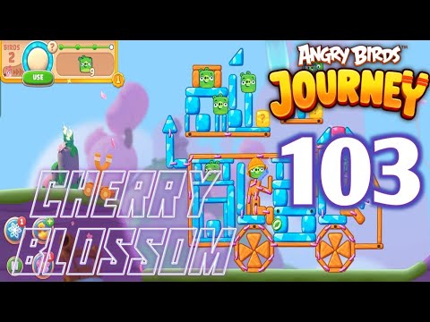 Cherry 🍒 Blossom ( Level 591 - Level 595) || Angry Birds Journey (2025 Update )/ Android Gameplay 🎮