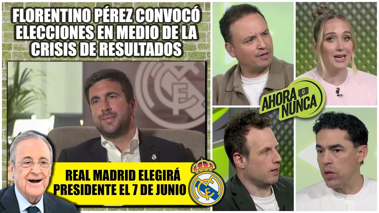 REAL MADRID AL ROJO VIVO: IMPOSIBLE que RIQUELME gane a FLORENTINO estas ELECCIONES | Ahora o Nunca