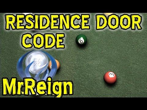 Resident Evil HD Remaster - RESIDENCE DOOR CODE - Full Guide - Pool Table & Oil Lamps
