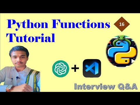 16 Python Functions Tr Interview Qa Chatgpt Python Easypython Shortcutsgeniemithramma It