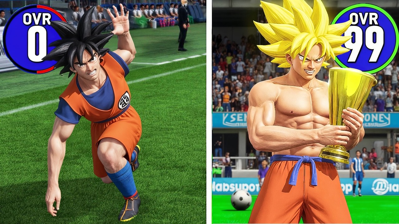 Coloquei o GOKU no FIFA.. E a Cada GOL = +1 OVERALL
