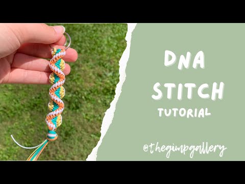 How To: DNA Stitch Gimp Keychain