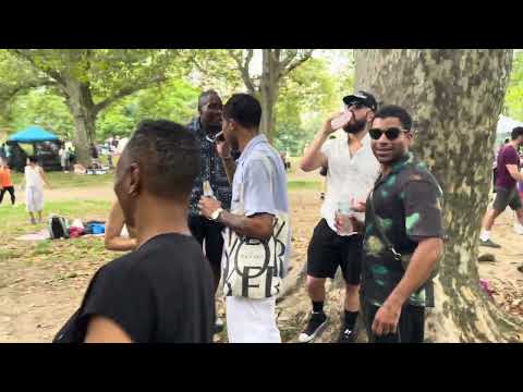 Arrival walk in to Soul Summit @Fort Greene Park - Brooklyn New York July 9, 2023