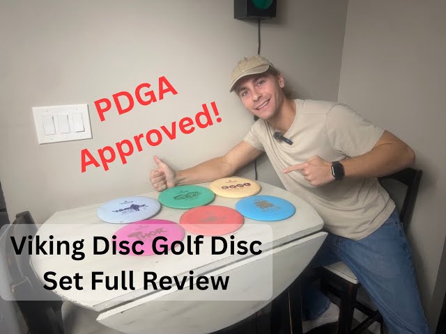 Vídeo relacionado con Viking Discs Starter Disc Golf Set - 3 Discos Frisbee para Cualquier Distancia, aprobados por la PDGA - Deportes de diversión al Aire Libre para Adultos y niños - Putter, Mid-Range, Driver