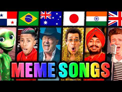 MEME SONGS FROM DIFFERENT COUNTRIES