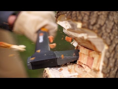 Kirvis Fiskars X5 + priedai video