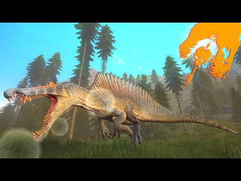 The Isle - Spino Vs T-Rex Vs Giga! Is Spino The Strongest Apex?| (GamePlay)