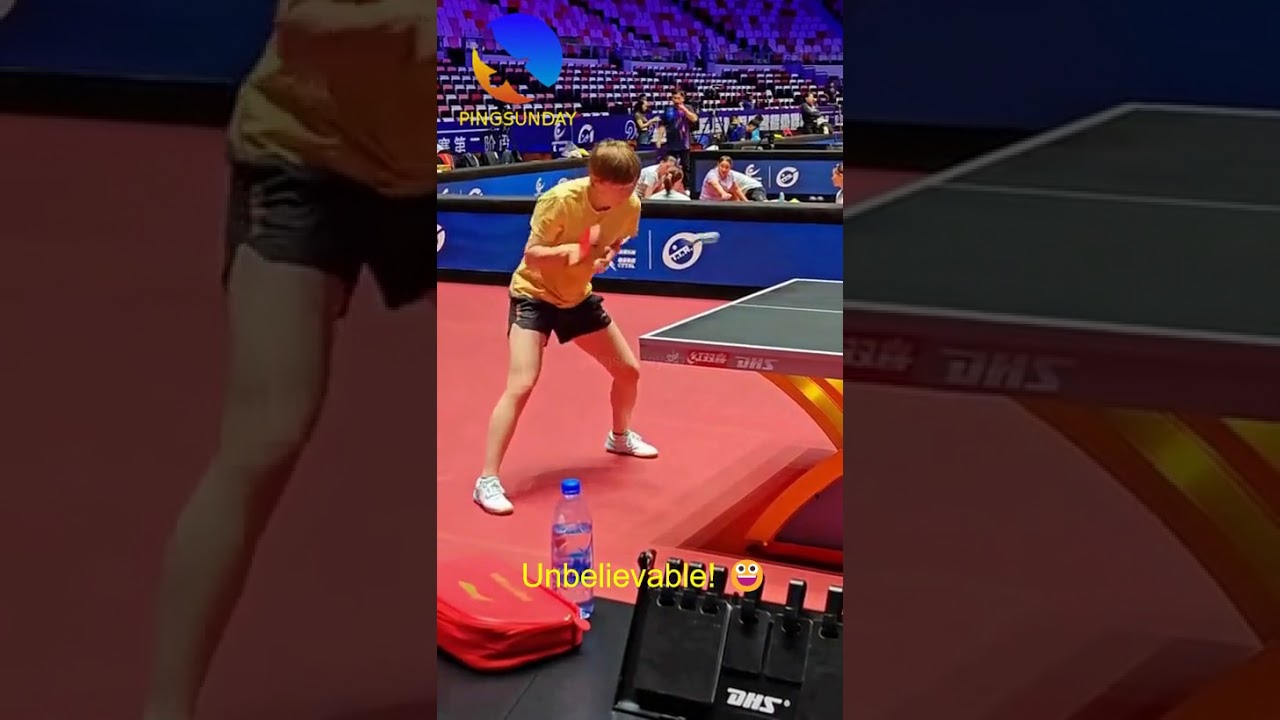 Forehand topspin of Wang Manyu ERT